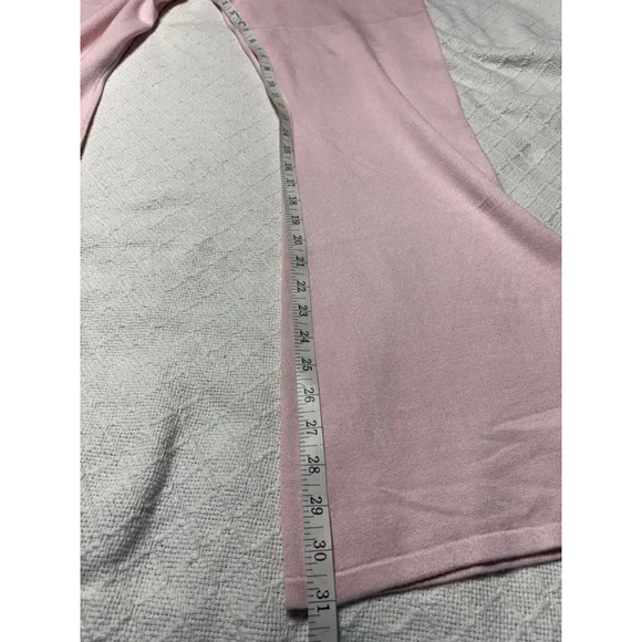 NWT Juicy Couture "Whisper" Baby Pink Bling Rhinstone Logo Knit Tracksuit Sz XL - Picture 6 of 10